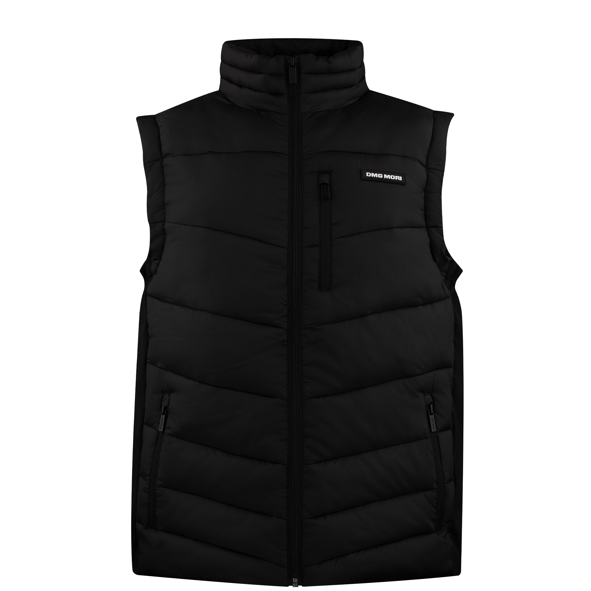 Unisex Pufferweste schwarz Produktbild: Unisex Pufferweste schwarz