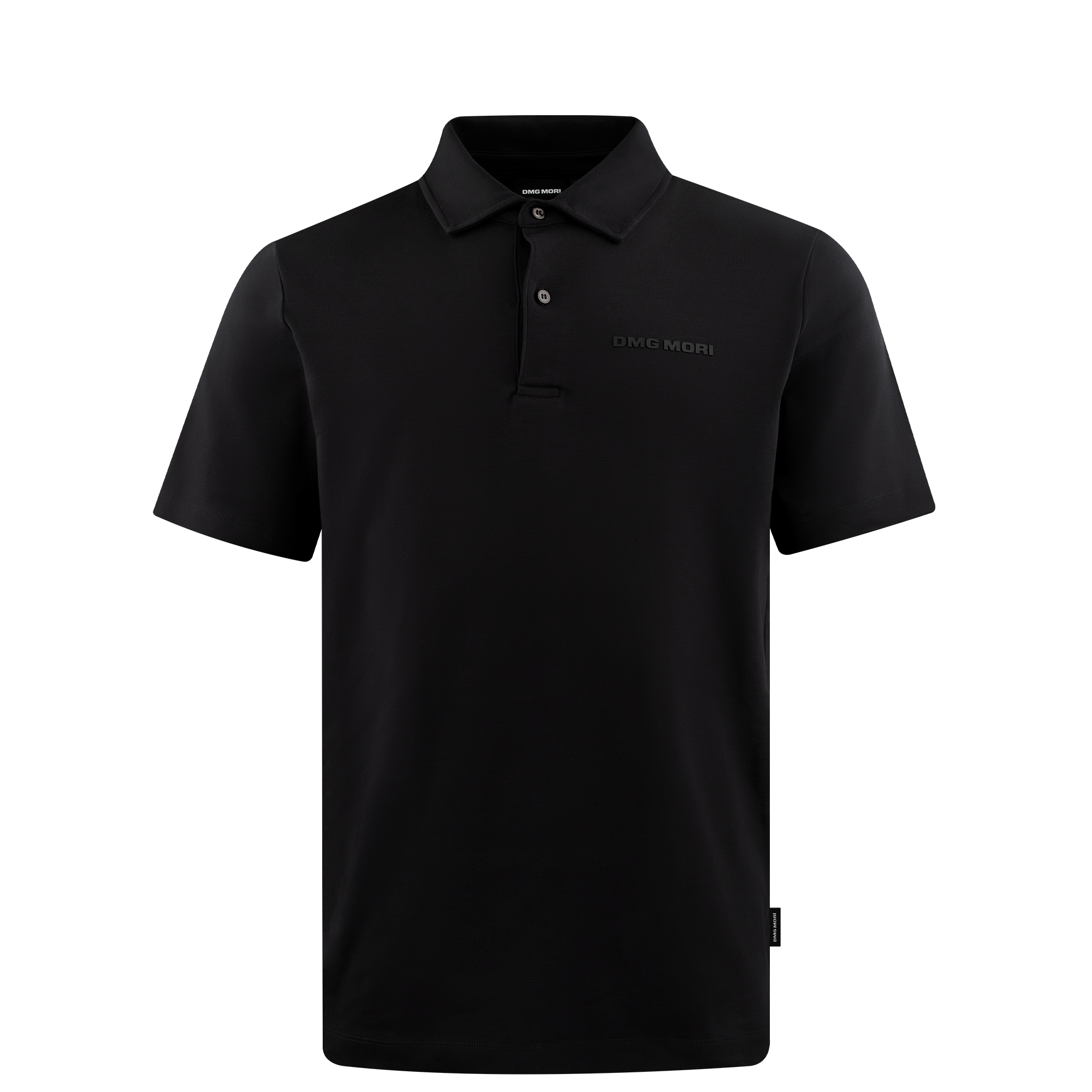 Herren Interlock Poloshirt schwarz
