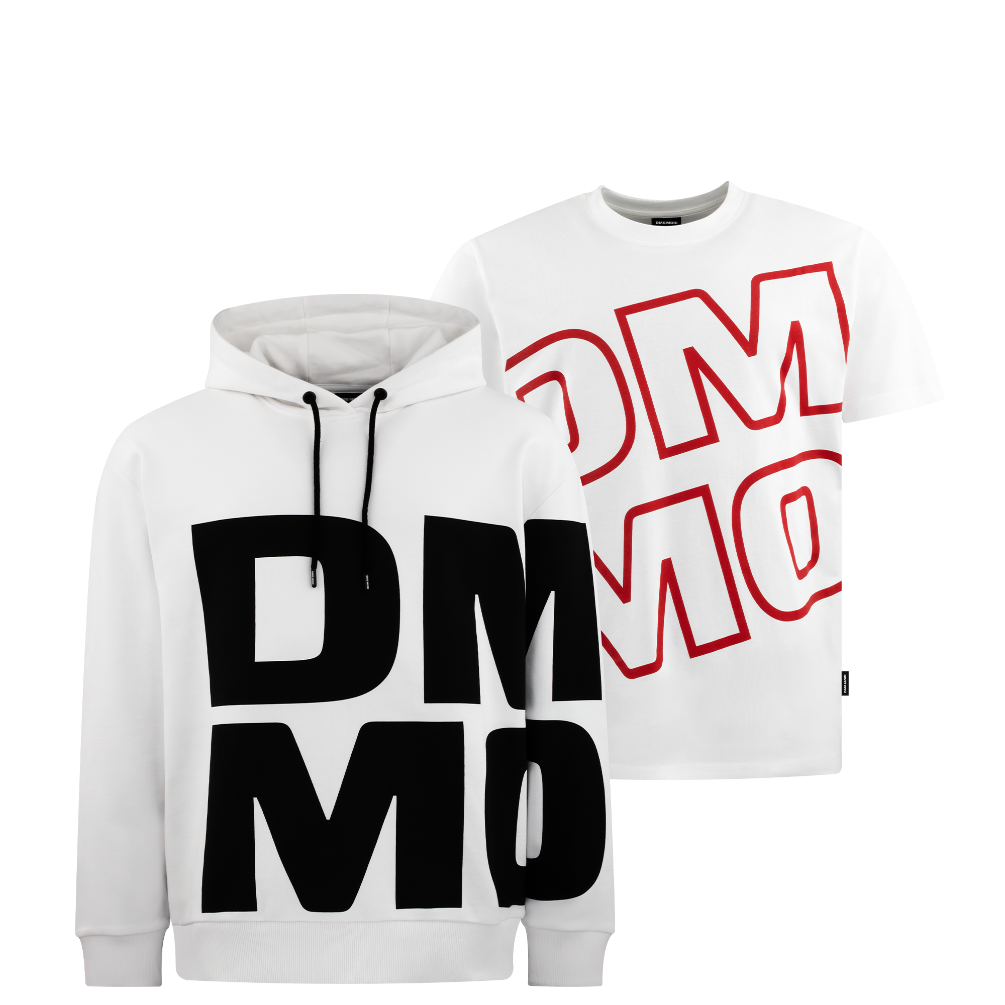 Bold Logo Hoodie Bundle white
